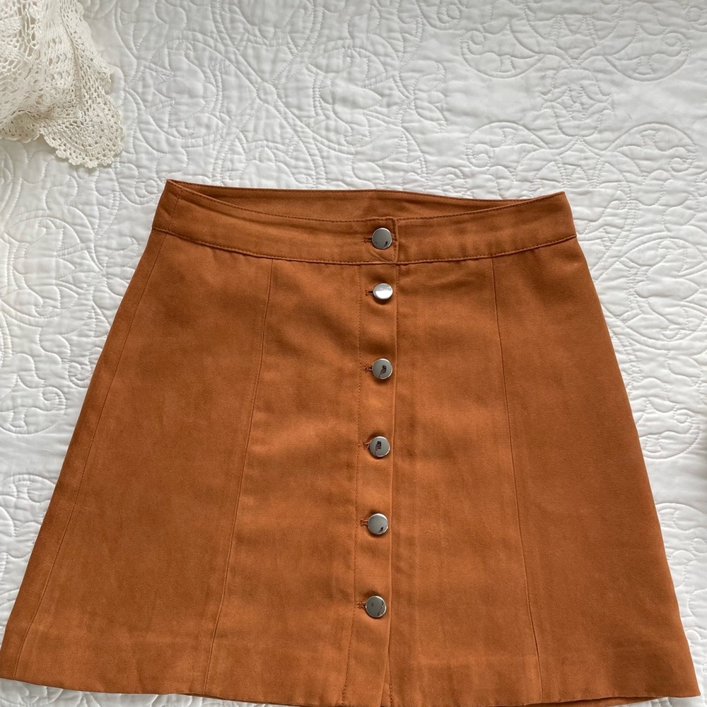 H&M suede skirt size 6